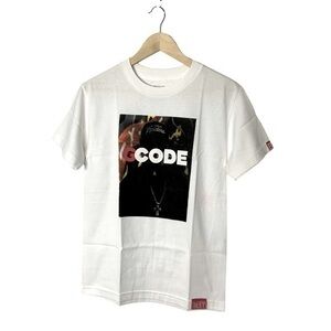 BEST t-shirt breezy Excursion Code‎ graphic white sleeve tee